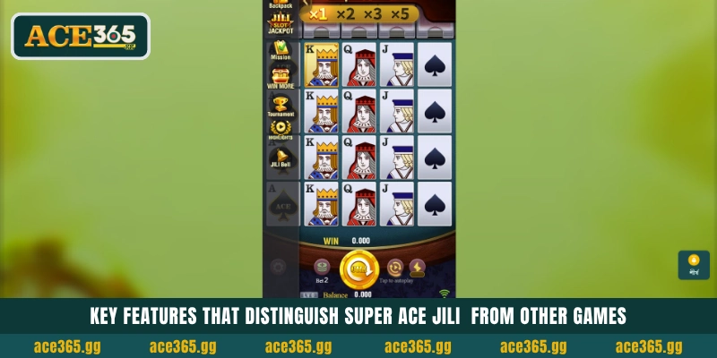অন্যান্য গেম থেকে Super Ace Jili-কে আলাদা করেছে যেসব ফিচার