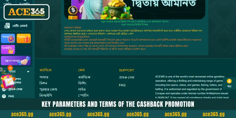 10% Daily Cashback: স্লট ও ফিশিং গেমসের সেরা রেসকিউ বোনাস 3 এই এক্সক্লুসিভ ক্যাশব্যাক প্রমোশনের মূল প্যারামিটার এবং শর্তাবলি