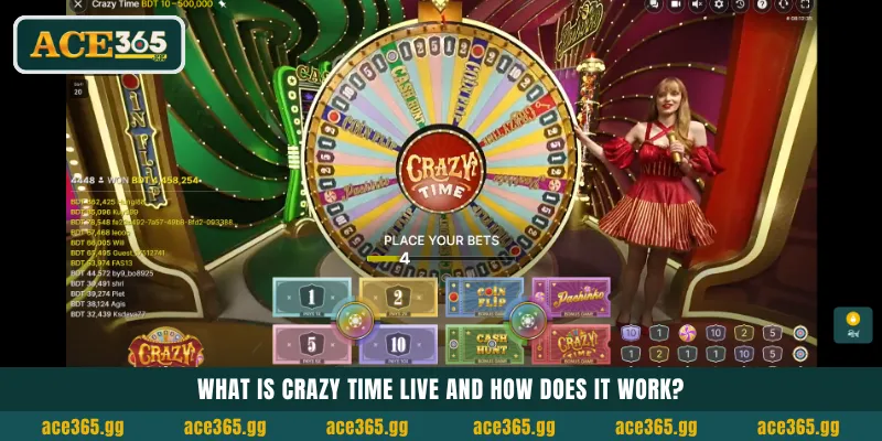 Crazy Time Live গেমটি কী এবং এটি কীভাবে কাজ করে